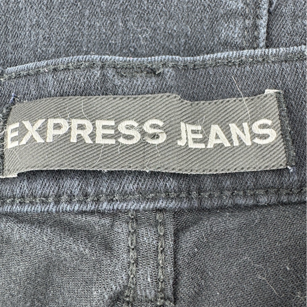 Express Women's Boot Cut Jeans - Black - Picture 5 of 6